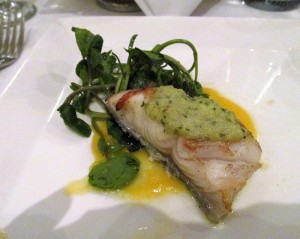 Grilled Sablefish filet and smoked horseradish butter with Tyrrells Vat 47 Chardonnay 2006