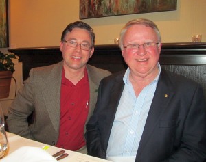Karl MyWinePal with Bruce Tyrrell