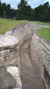 In the trenches at Vimy Ridge