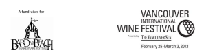 Vancouver International Wine Festival and the Vancouver Sun with Bard on the Beach