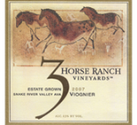 3 Horse Ranch wine label