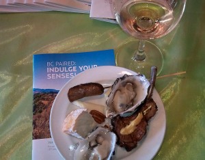 BC Paired Indulge Your Senses appetizers to pair with wine