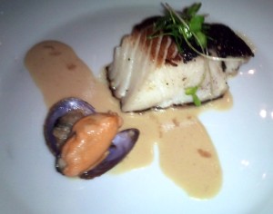Black cod miso infused and mussel