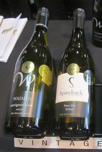 Waimea Estates Sauvignon Blanc and Spinyback Pinot Gris