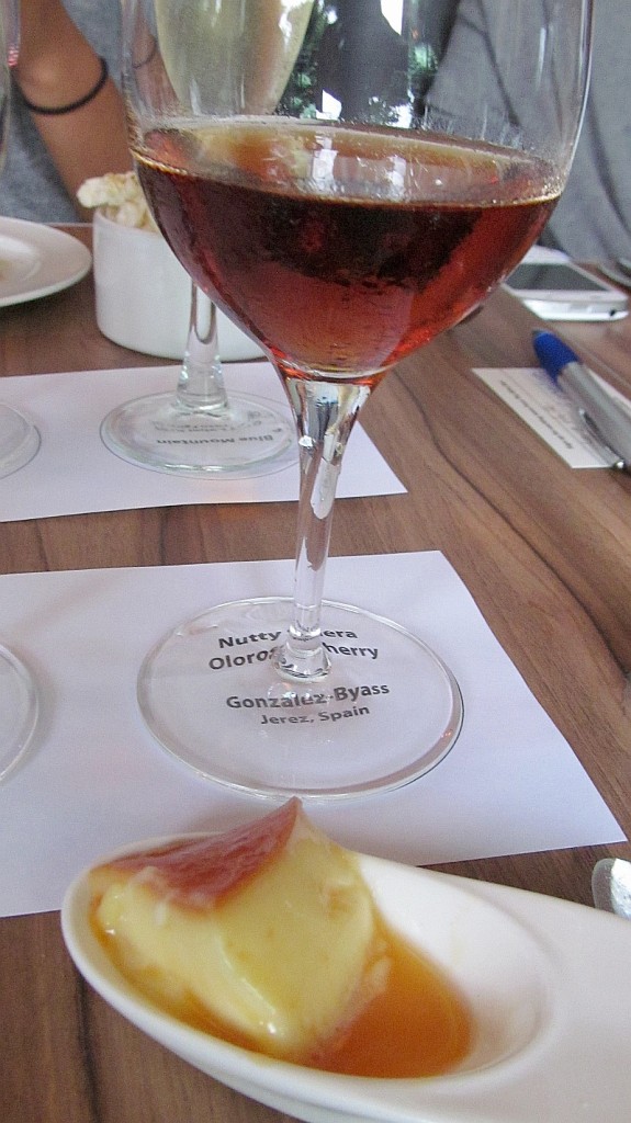 Creme caramel with Gonzalez Byass Nutty Solera Oloroso Sherry