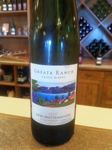 Greata Ranch Gewurztraminer 2012