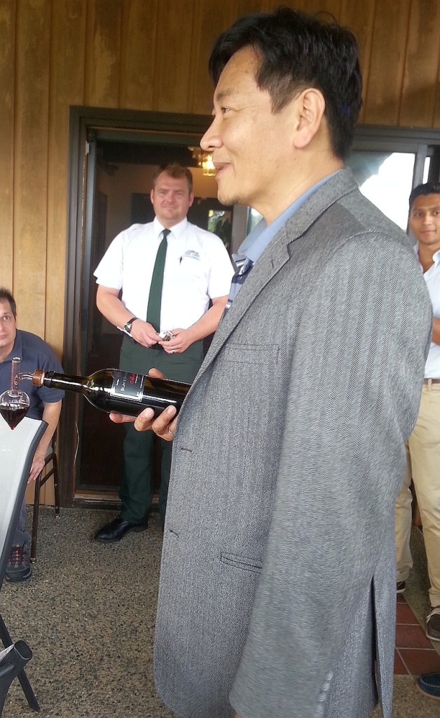 Carlos Lee wine maker and owner of Blackwood Lane