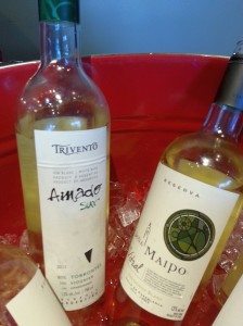 Trivento Amado Sur Torrontes Viognier and Vina Maipo Vitral Sauvignon Blanc
