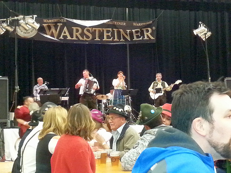 German band playing at Oktoberfest
