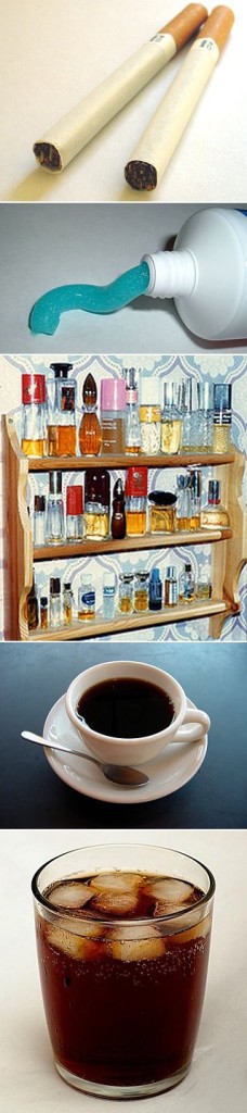 All items to reduce wine enjoyment