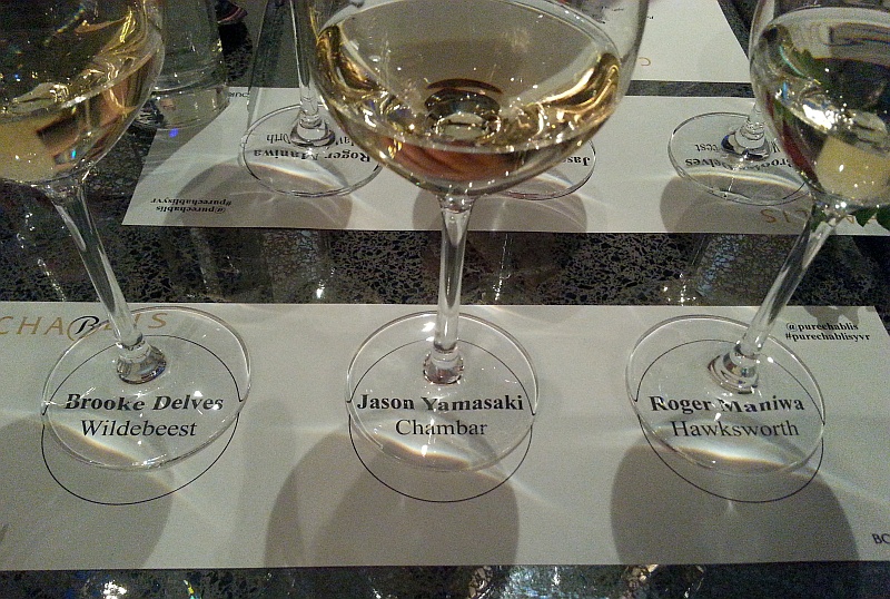 Chablis selection by Brooke Jason and Roger