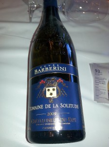 Domaine de la Solitude Chateauneuf-du-Pape Cuvee Barberini Blanc 2009