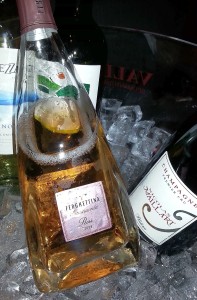 Franciacorta Brut Rosé Ferghettina and Nicholas Maillart Platine Brut Premier Cru