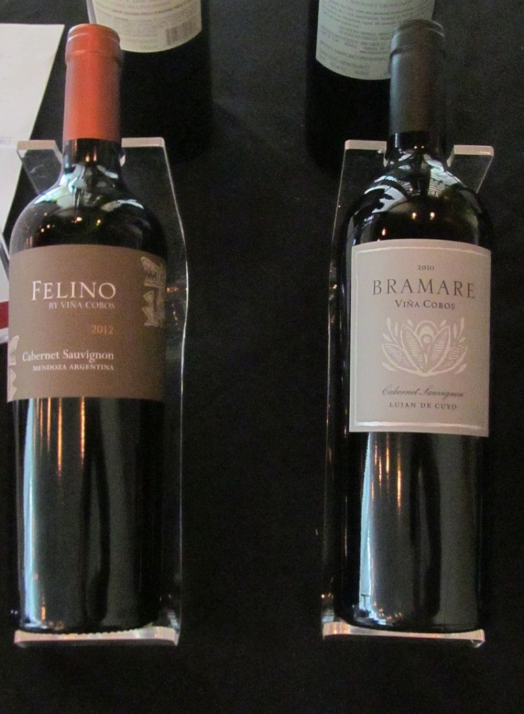 Vina Cobos Felino Cabernet Sauvignon and Bramare Cabernet Sauvignon