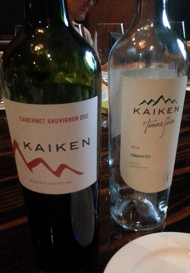 Kaiken Reserva Cabernet Sauvignon and Terroir Series Torrontes