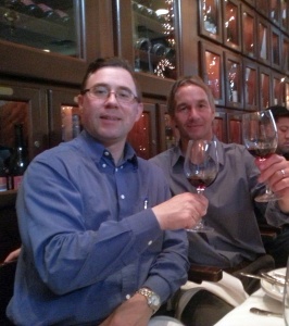 Karl MyWinePal and Paul Clifton from Hahn Family Wines