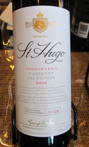 Jacob's Creek St. Hugo Coonawarrra Cabernet Sauvignon 2010
