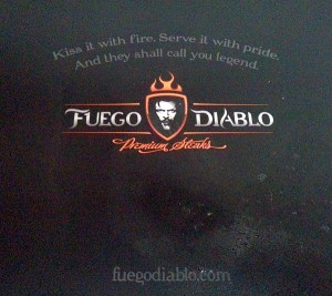 Fuego Diablo Premium Steaks box