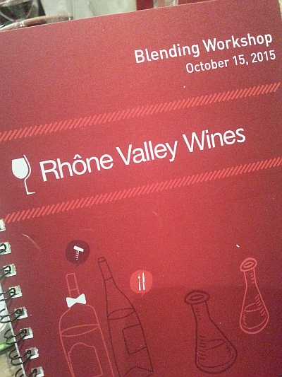 Rhone blending workshop booklet
