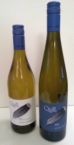 Blue Grouse Quill White Wine and Quill Riesling