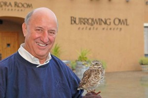 Jim Wyse with a Burrowing Owl