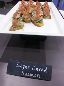 Sugar cured salmon from Palisade at Taste Washington 2015