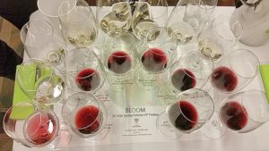 BC VQA VIP tasting glasses with wine