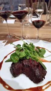 Marinated hanger steak at Boulevard Kitchen and Oyster Bar