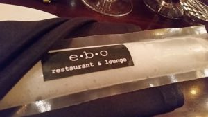 Champagne freezie at ebo restaurant