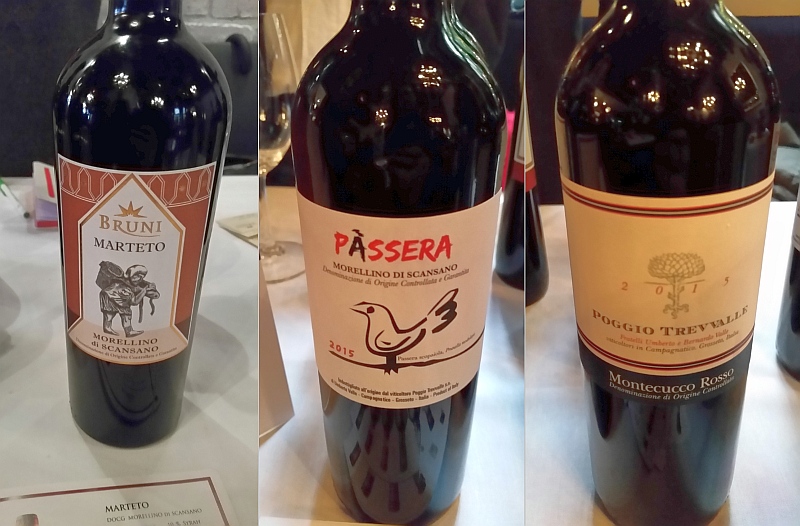 Bruni Marteto, Poggio Trevvalle Montecucco Rosse Poggio Trevvalle and Morellino di Scansano Passera