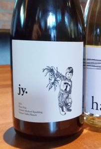 jy Pinot Noir Ancient Method sparkling wine