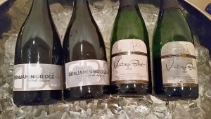 Benjamin Bridge Brut and Domaine de Grand Pre Vintage Brut sparkling wines from Nova Scotia