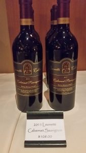Leonetti Cellars Cabernet Sauvignon 2011 bottles