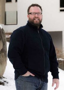 Lawrence Buhler wine maker at Evolve Cellars