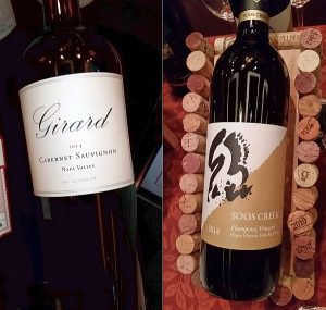 Girard Cabernet Sauvignon and Soos Creek Champoux Vineyard