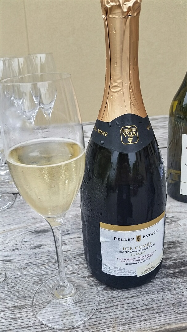 Peller Estates sparkling wine with ice wine dosage