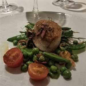 Digby Scallop at Peller Estates for lunch