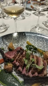 Duck breast at Peller Estates for lunch