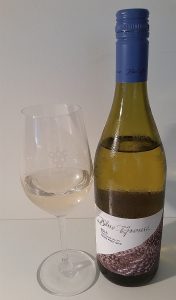 Blue Grouse Estate Pinot Gris 2016 and glass