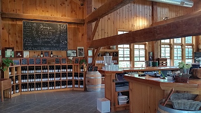 The Grange tasting room in PEC