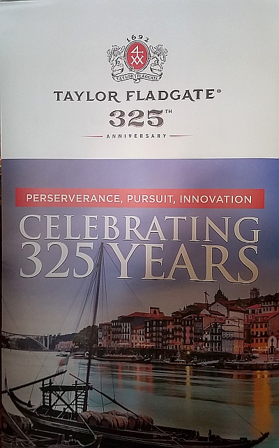 Taylor Fladgate 325th anniversary banner