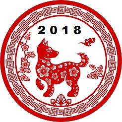 Celebrate Chinese New Year: Brown Earth Dog Feb 16, 2018 Brown Earth Dog 2018