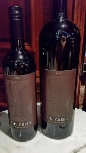 Tinhorn Creek The Creek 2014 and 2015 bottles