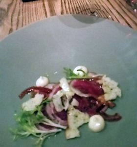 Alberta beef carpaccio from Cibo Trattoria