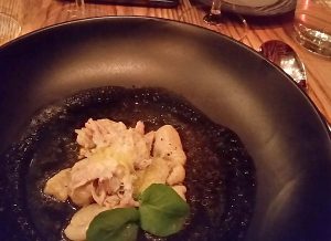 Gnocchi with braised rabbit at Cibo Trattoria