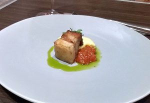 Slow roasted pork belly at Cibo Trattoria