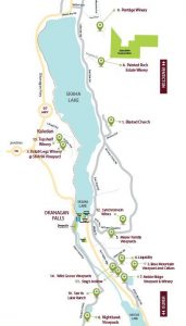 Okanagan Falls map (Image courtesy https://www.ofwa.ca/)