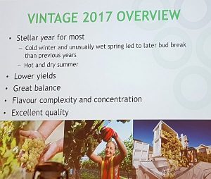 BC vintage 2017 overview