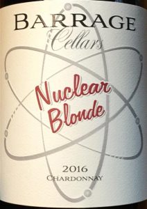 Barrage Cellars Nuclear Blonde Chardonnay 2016