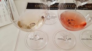 Champagne Taittinger Brut Reserve and Prestige Rosé